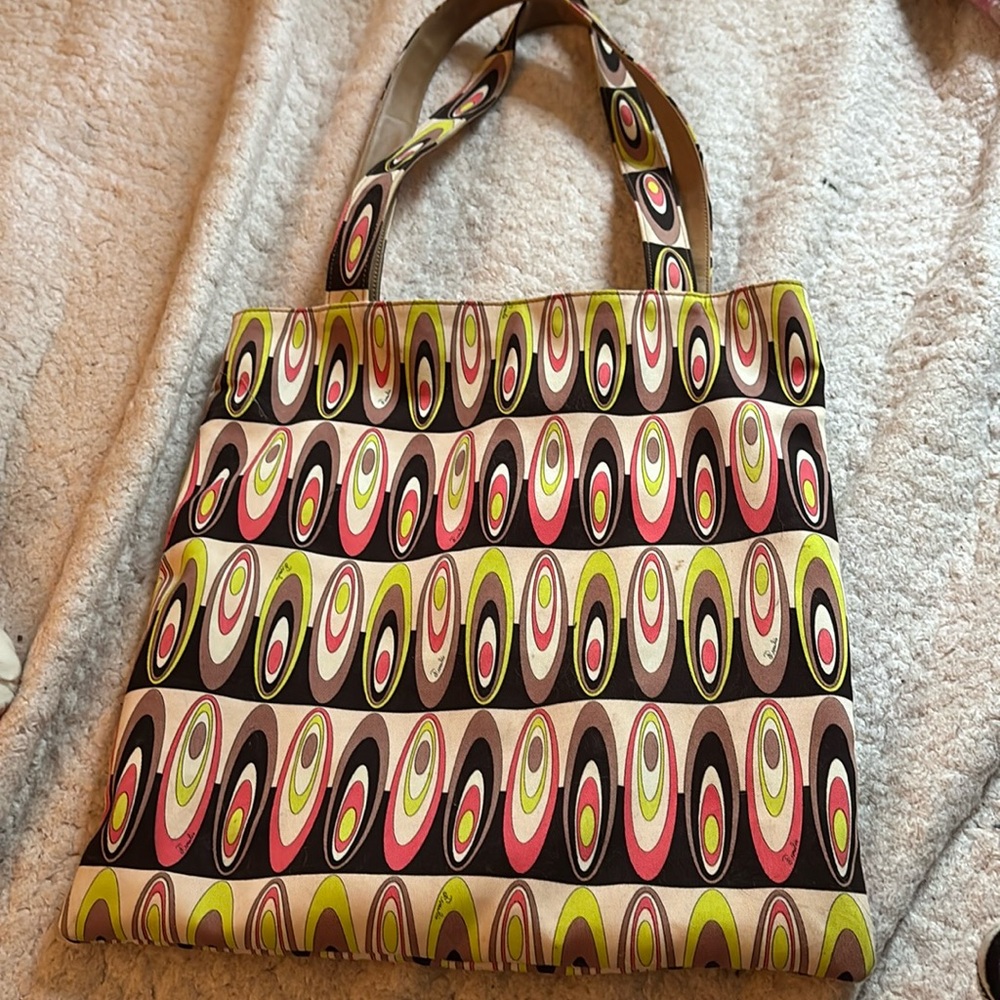 Emilio Pucci Vintage canvas tote